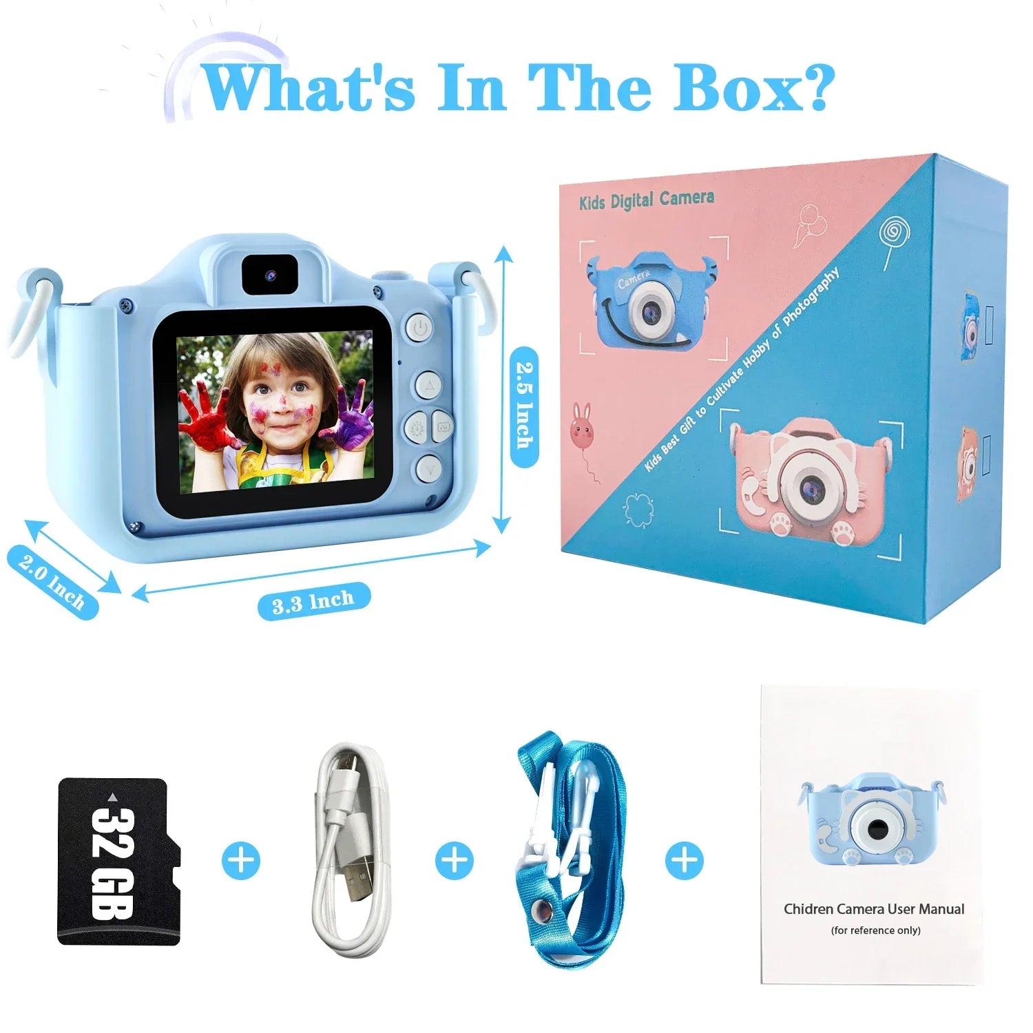 Kdis Camera Toys Digital Camera Toys for Girls