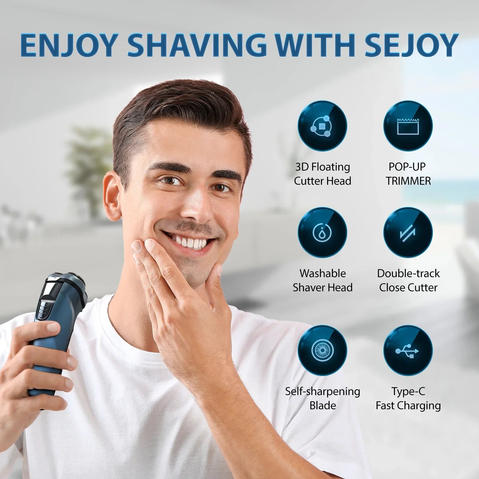 Sejoy Electric Rotary Shavers | 5w Kit Set Bundle - Uncategorized | Accessory Elegant (View 7)