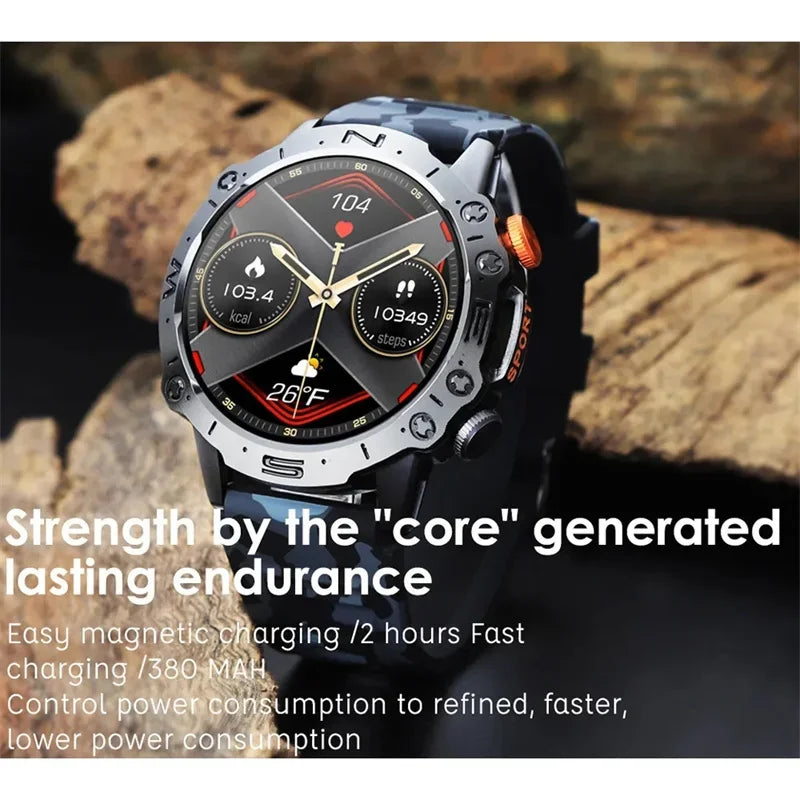 Watch K59 Amoled Display Bt Call | 360mah Smart - Home & Garden > Lighting | Accessory Bluetooth (View 5)