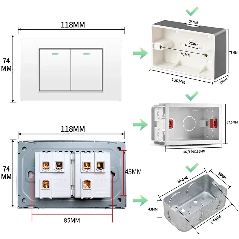 Shawader Brazil | White Black Gray 16a 11872 Series - Uncategorized | Christmas Decorative (View 3)