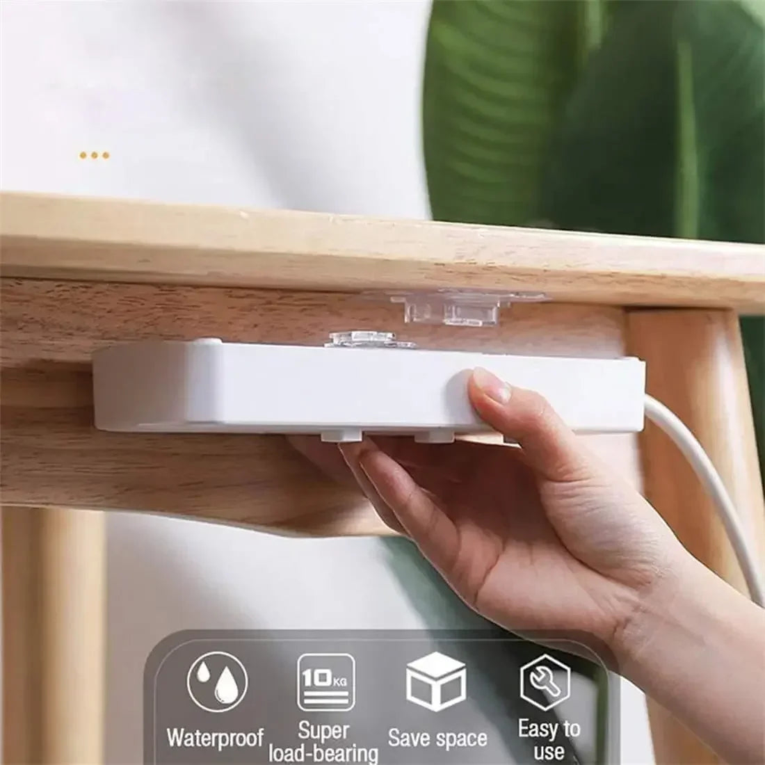 Double Sided Self Adhesive Hook Traceless Wall - Uncategorized | 2Pcs Adhesive (View 4)