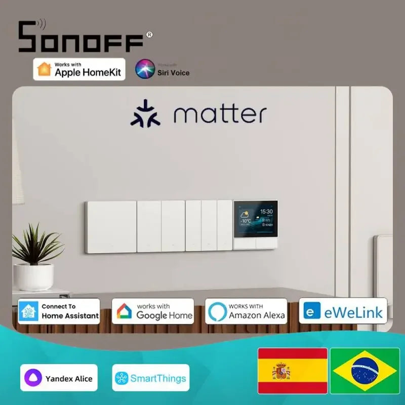 Sonoff M5 Matter Switchman Wall Switch Supports Ewelink - Product | Bluetooth Portable
