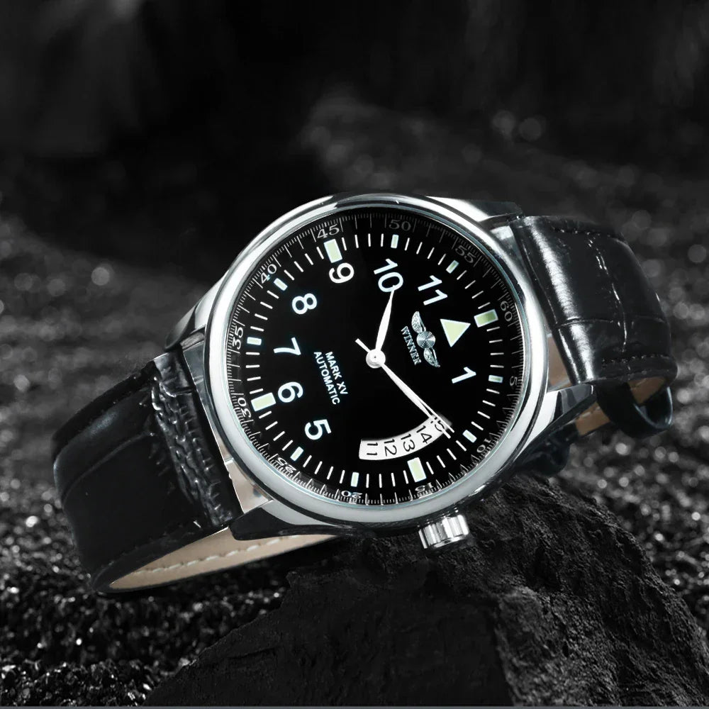 Winer Business Automatic Watch Men Calendar | Dock - Home & Garden > Decor | Automatic Business (View 3)