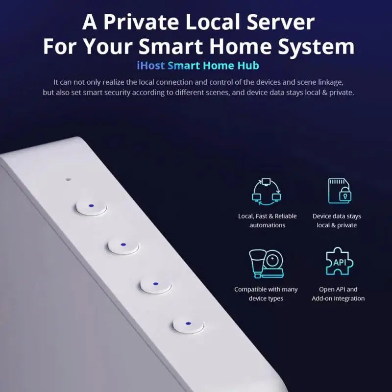 NEW SONOFF IHost 4GB Smart Home Wifi Zigbee Matter Hub AIBridge Local Control Open API Work With Ewelink Appple Home Smartthings