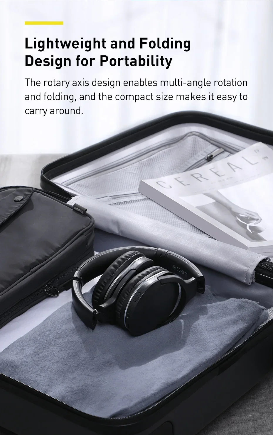 Baseus D02 Bluetooth Headphones Hifi Stereo Earphones - Wireless Bluetooth Headphones | Baseus D02 Pro Bluetooth (View 18)