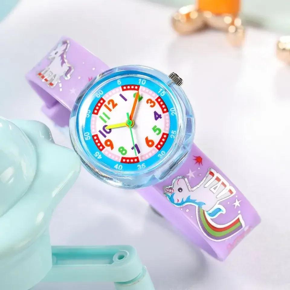 kids quartz watches for student boys girls clock - Unik Store