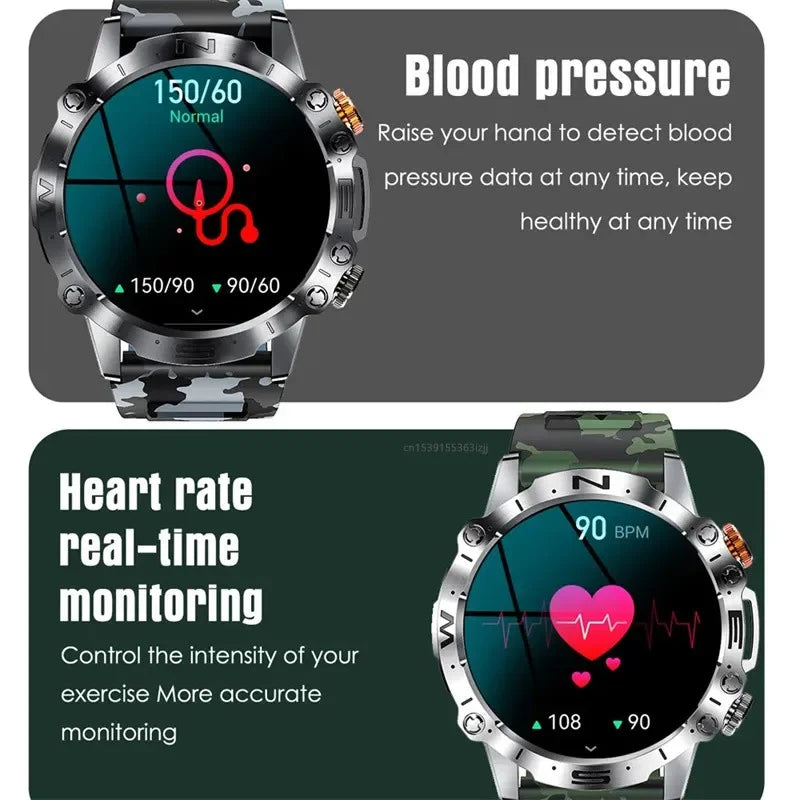 Watch K59 Amoled Display Bt Call | 360mah Smart - Home & Garden > Lighting | Accessory Bluetooth (View 4)