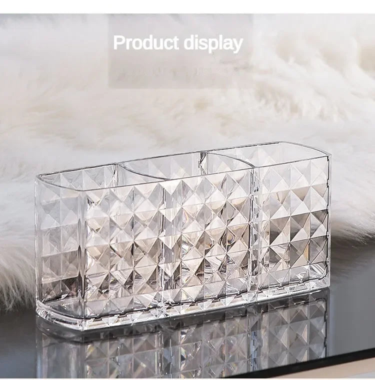 Piece Diamond Patterned Mirror Cabinet Storage Box - Home & Garden > Storage & Organization | Diamond Elegant (View 8)