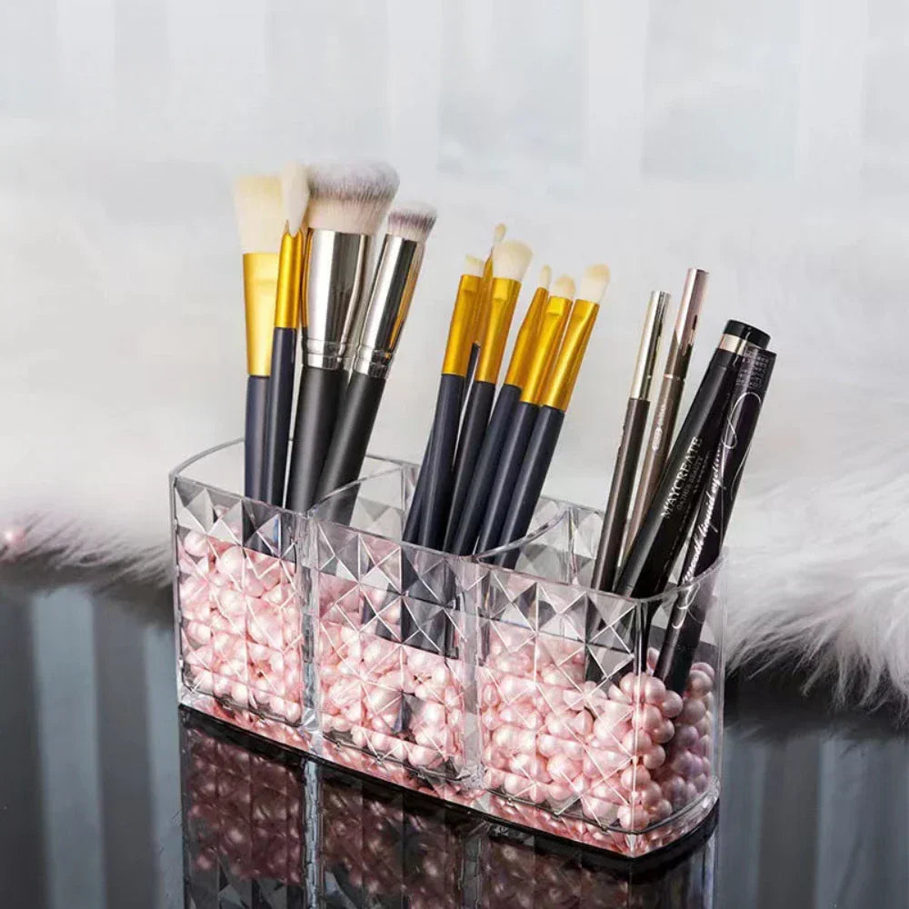 Piece Diamond Patterned Mirror Cabinet Storage Box - Home & Garden > Storage & Organization | Diamond Elegant (View 2)