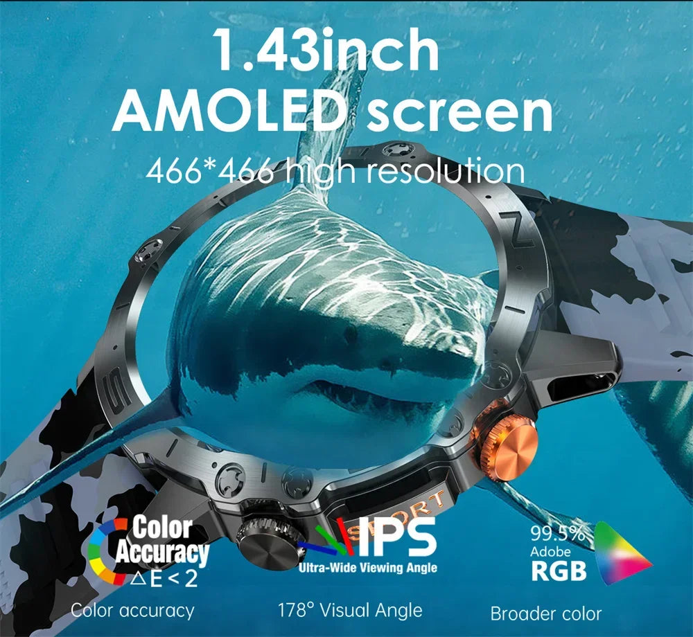 Watch K59 Amoled Display Bt Call | 360mah Smart - Home & Garden > Lighting | Accessory Bluetooth (View 8)