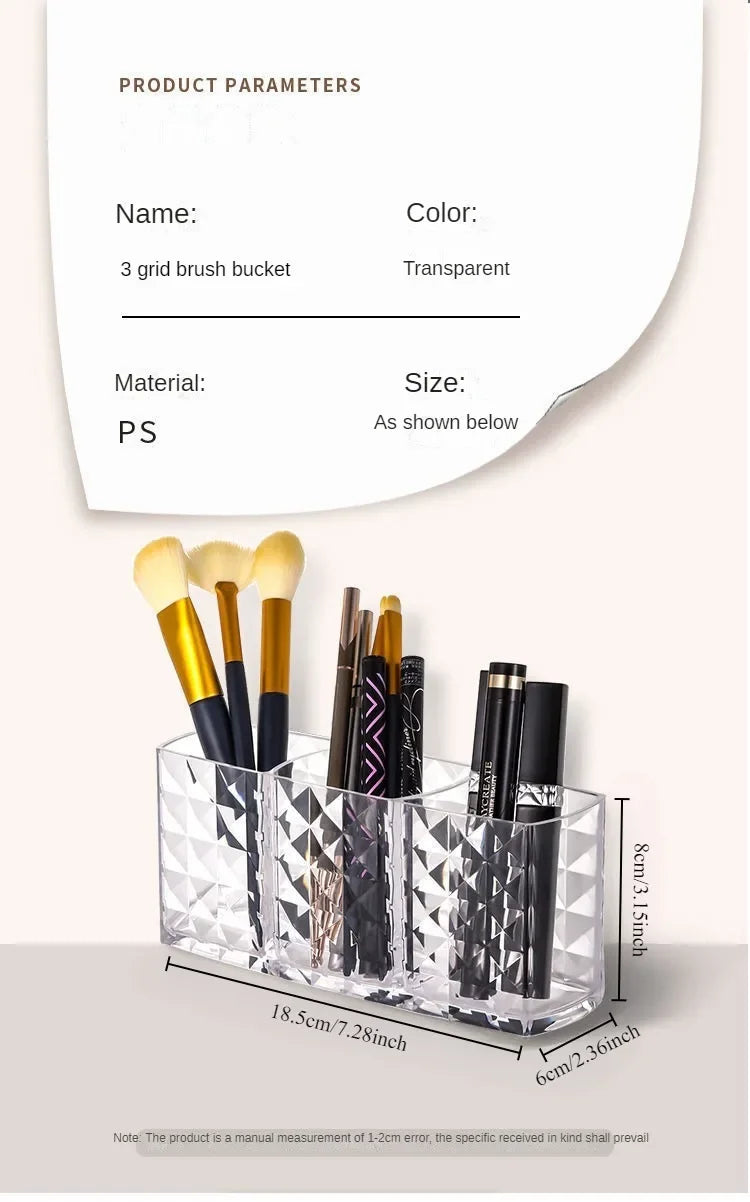 Piece Diamond Patterned Mirror Cabinet Storage Box - Home & Garden > Storage & Organization | Diamond Elegant (View 7)