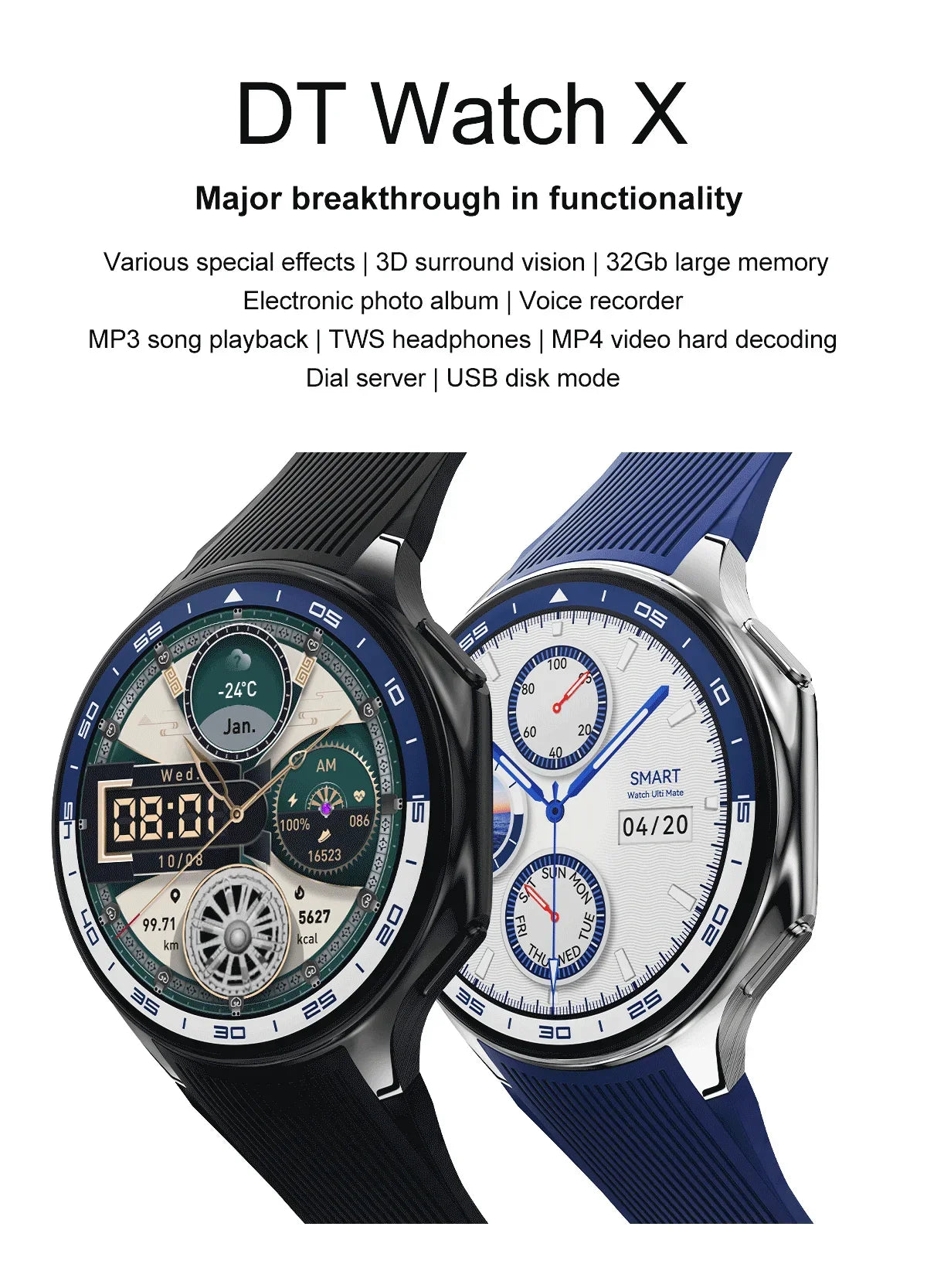 Mens Business Smartwatch Memory | Large 4g Converter - Uncategorized | Bluetooth Device (View 7)
