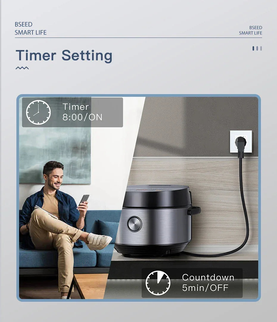 Wifi Wall Socket Timer Home | Smart Adapter Converter - Electronics > Electronics Accessories | Glass Socket (View 10)