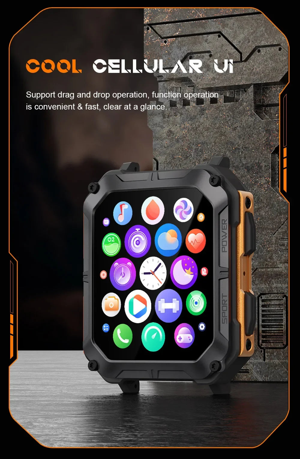 Smartwatch Cubot J9 Doogee S59 | Organizer Holder - Home & Garden > Storage & Organization | Bluetooth Device (View 6)