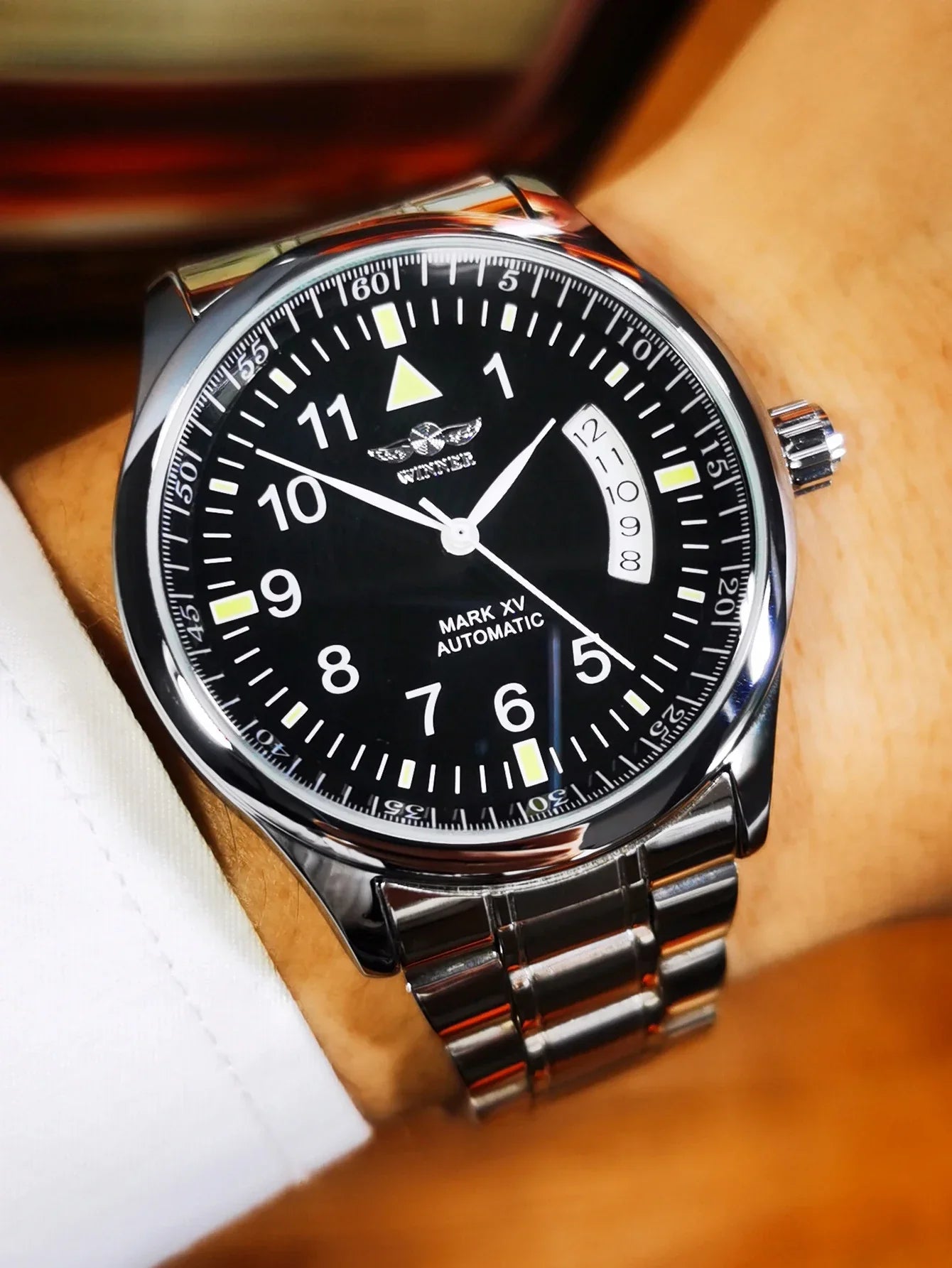 Winer Business Automatic Watch Men Calendar | Dock - Home & Garden > Decor | Automatic Business (View 6)