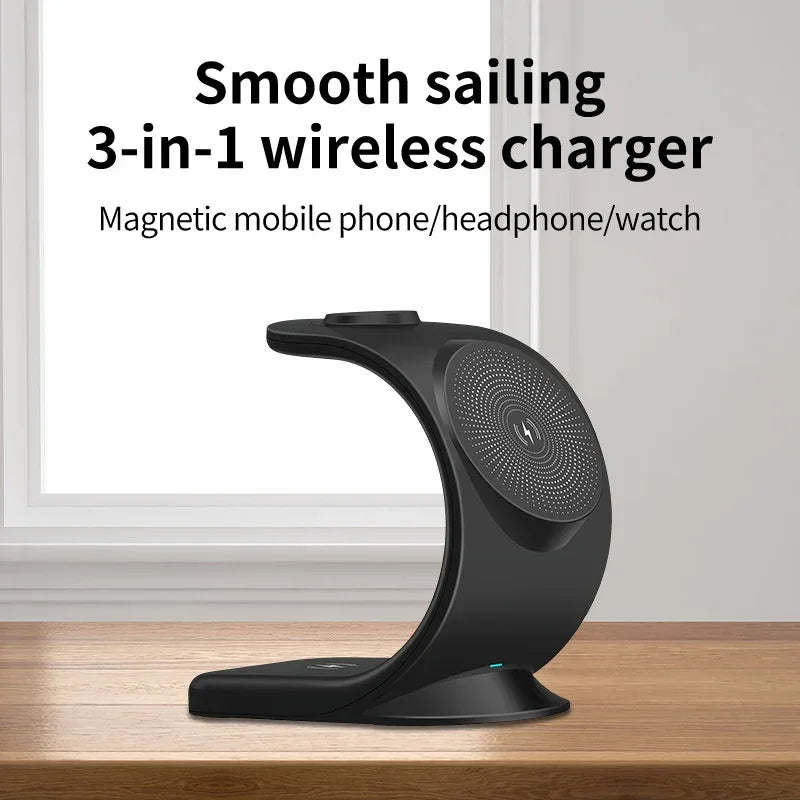 Charger Phone Charging Station Watch Earphones Holder - Electronics > Power | Bluetooth Device (View 3)