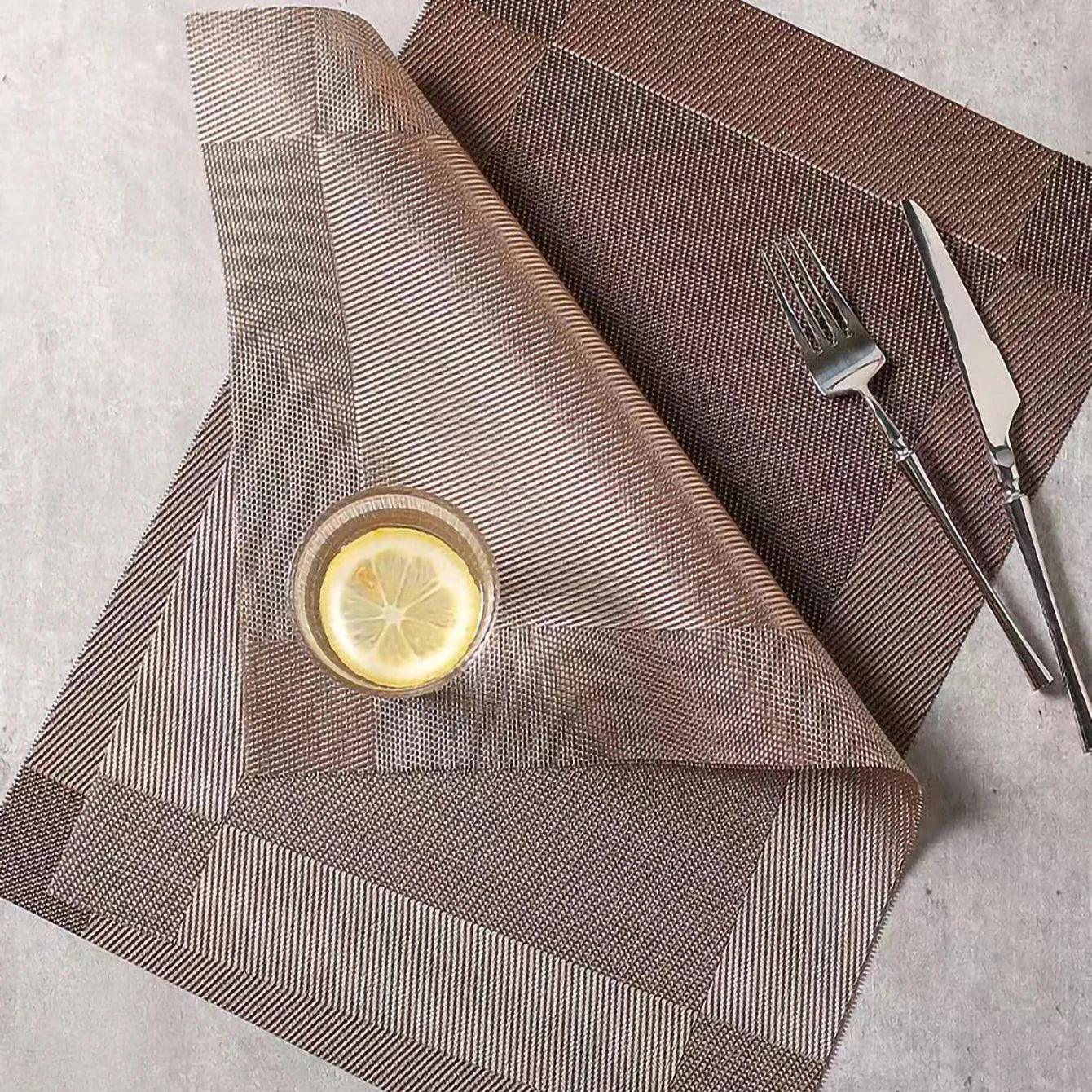 Style Western Dinner Mat Pvc Placemat Hotel Heat Proof - Product | European Plastic (View 4)