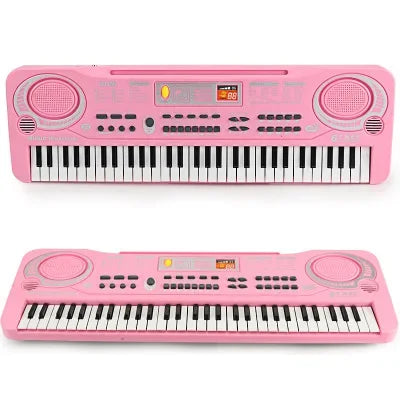 Kids Electronic Piano Keyboard Keys Organ Microphone - Dog Toys | Electronic Kids (View 5)