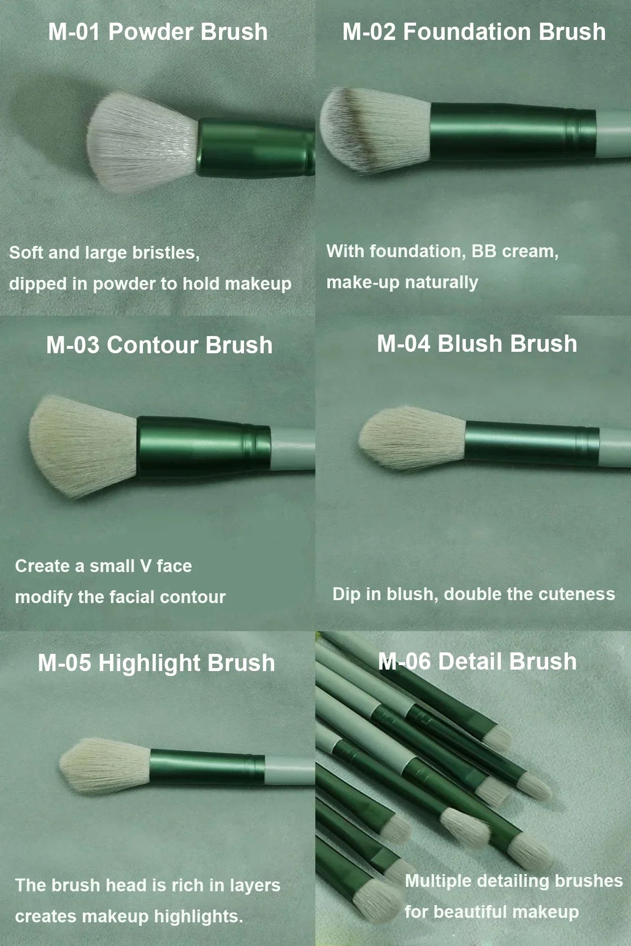 Pcs Makeup Brushes Set Eye Shadow Foundation Women - Face Mirrors | Brushes Care (View 10)