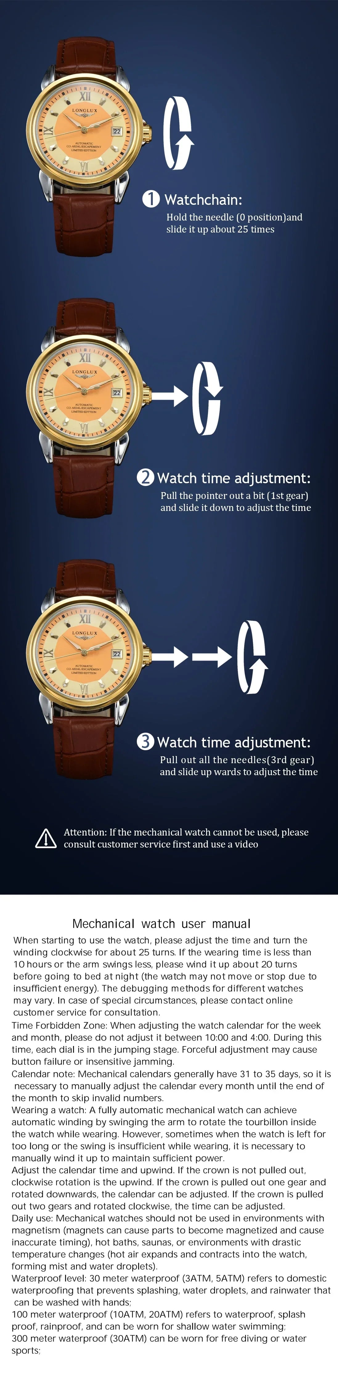 Longlux Automatic Man Watch Business Leisure | Holder - Apparel & Accessories > Jewelry > Watches | Automatic Elegant (View 8)