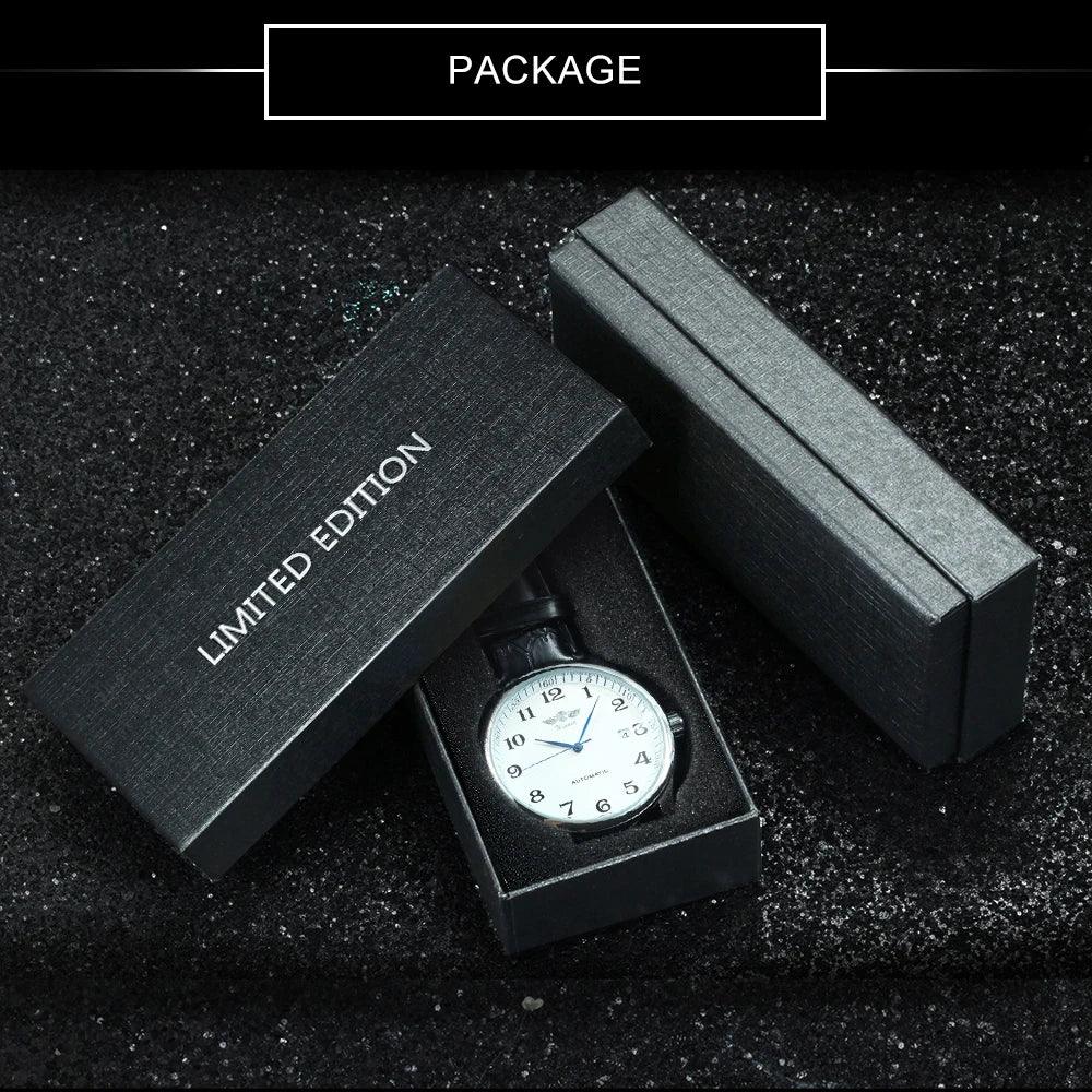 Winner Classic Business Watch Men Retro | Dock - Uncategorized | Blue Business (View 15)