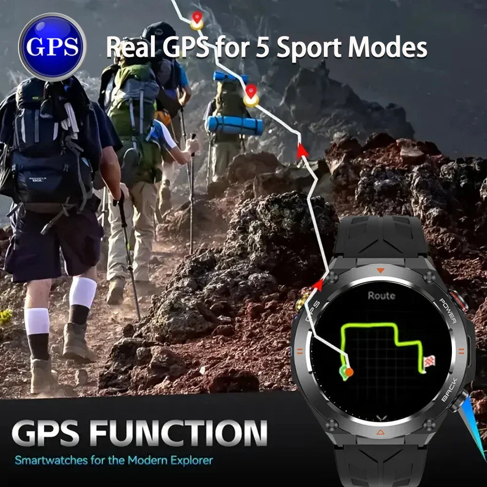 Senbono Real Gps Smartwatch Bluetooth Call | 650mah - Uncategorized | Bluetooth Device (View 2)