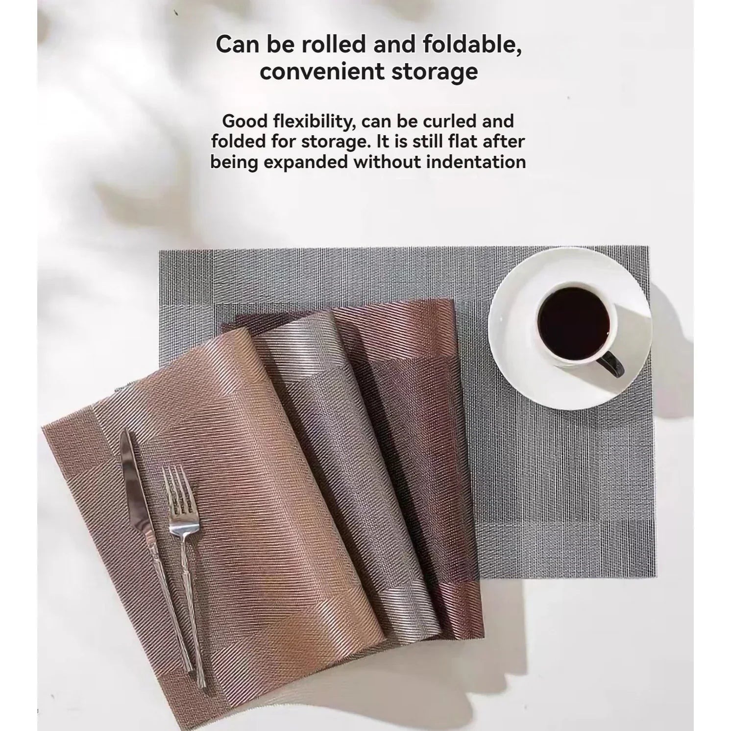 Style Western Dinner Mat Pvc Placemat Hotel Heat Proof - Product | European Plastic (View 3)