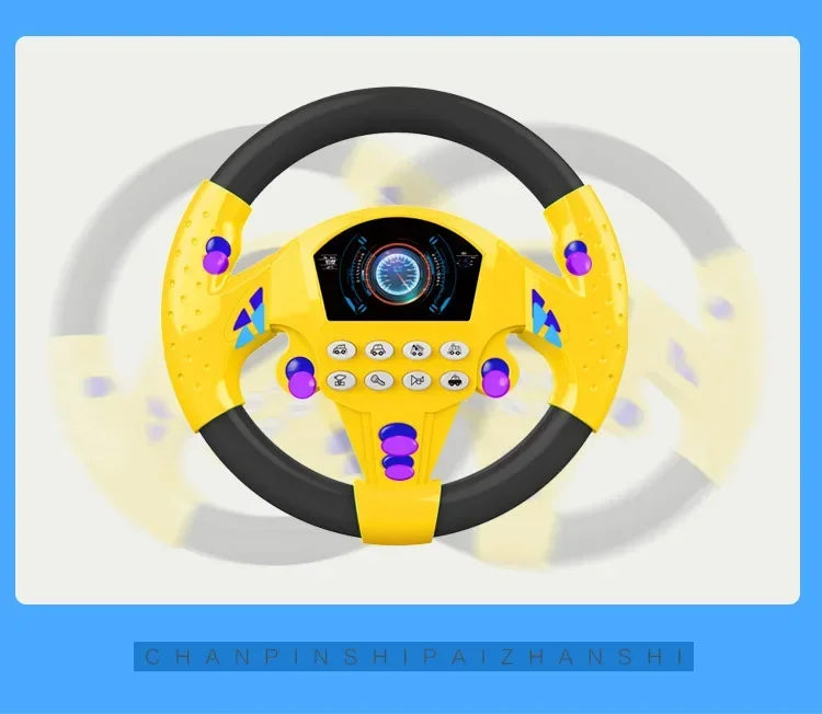 Eletric Simulation Steering Wheel Toy Light Sound Baby - Home & Garden > Lighting | Collar (View 14)