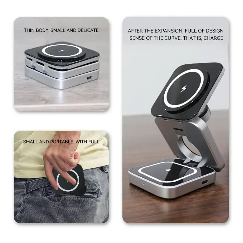 Charger Stand Iphone | Magnetic Wireless Gauge - Electronics > Power | Bluetooth Device (View 4)