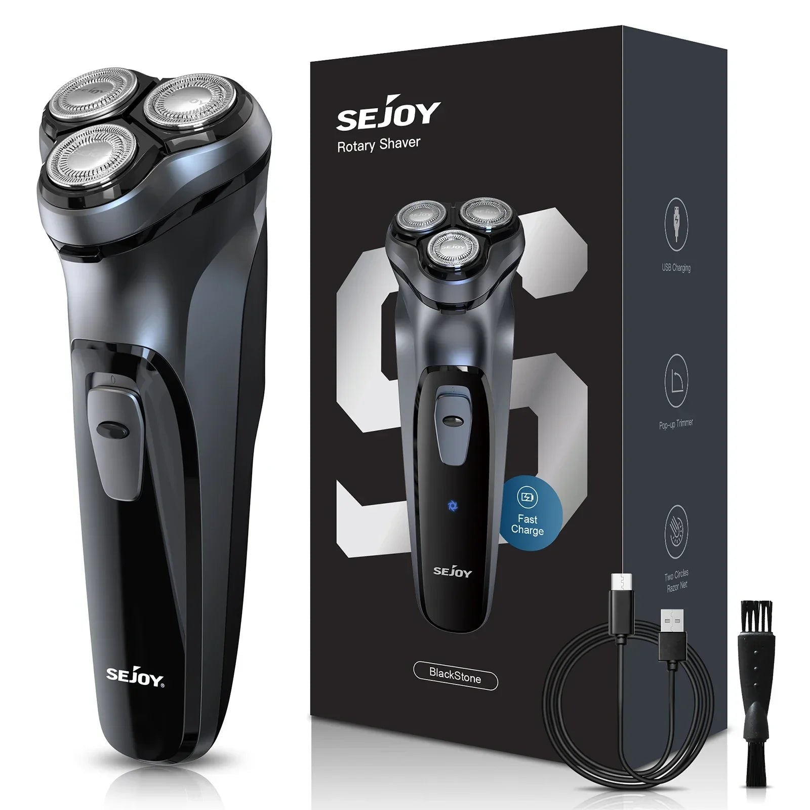 Sejoy Electric Rotary Shavers | 5w Kit Set Bundle - Uncategorized | Accessory Elegant (View 16)