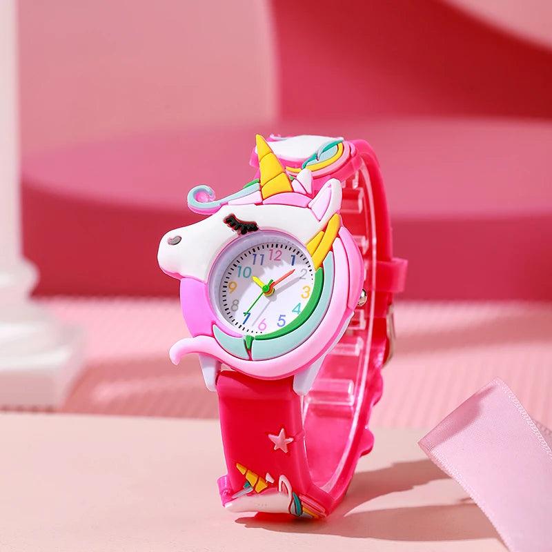 2024 New Lovely Silicone Band Kids Watches Boys Girl Watche - Unik Store