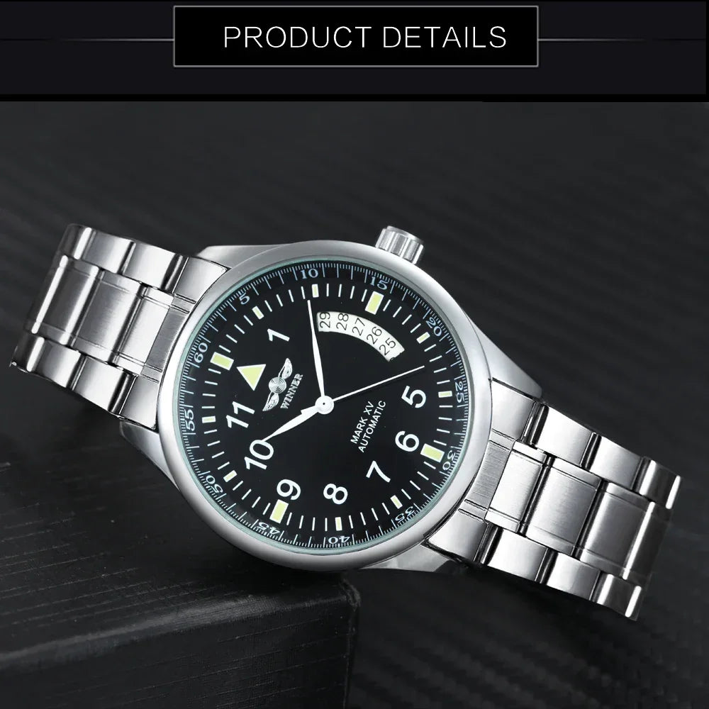 Winer Business Automatic Watch Men Calendar | Dock - Home & Garden > Decor | Automatic Business (View 13)