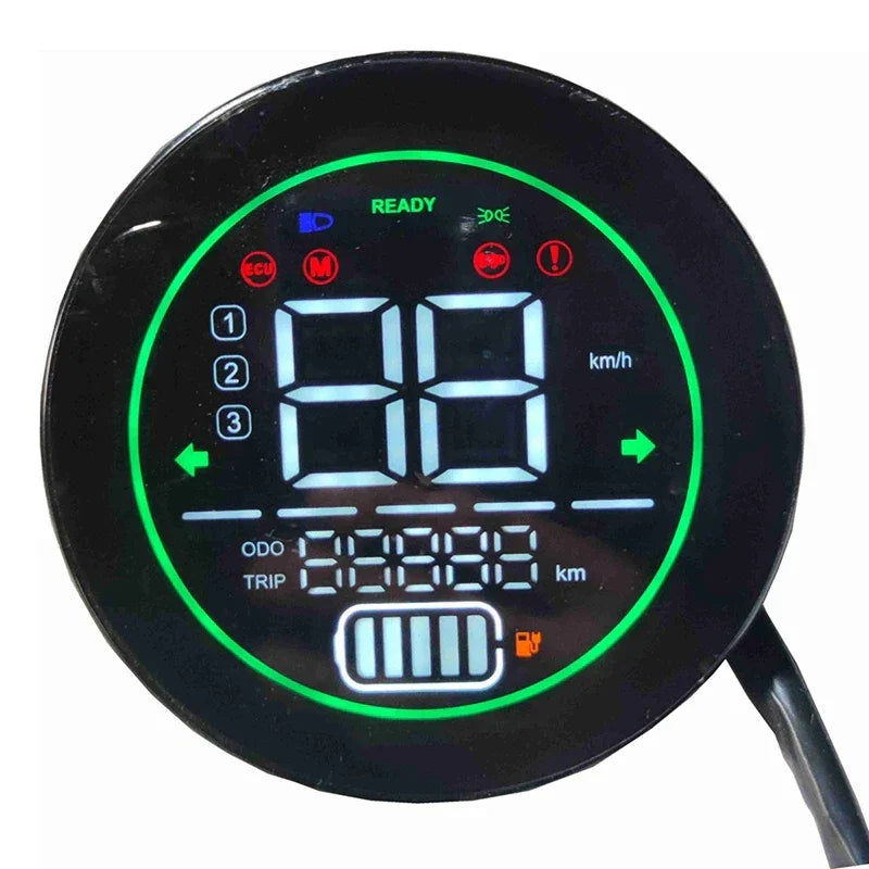 Electric Bike Speedometer Scooter Dashboard | Measuring - Motor Vehicle Roll Cages & Bar | Accessory Elegant
