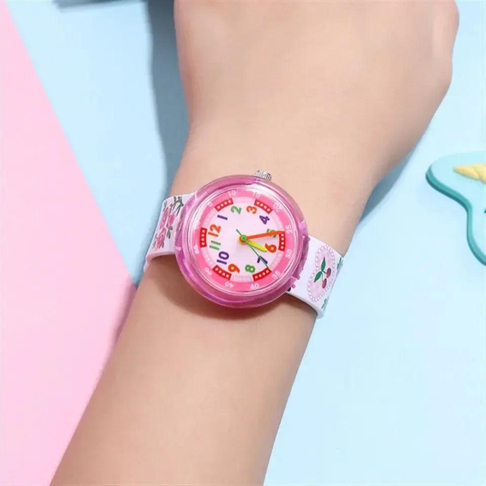kids quartz watches for student boys girls clock - Unik Store