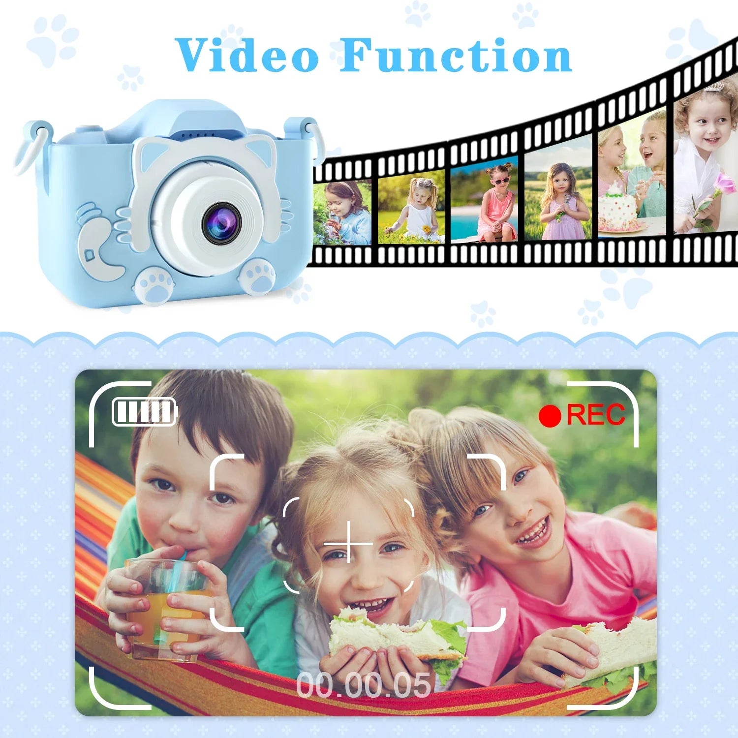 Kdis Camera Toys Digital Girls Boys Hd Screen Music - Lens Filters | Accessory Camera (View 7)