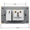 EU Germany Plug Socket Power Pressure Switch Wall USB