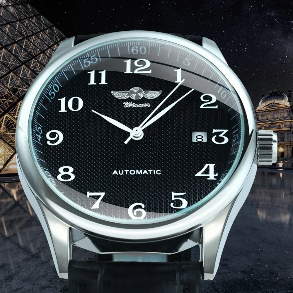 Winner Classic Business Watch Men Retro | Dock - Uncategorized | Blue Business (View 7)