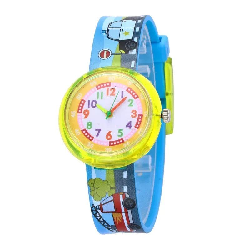 kids quartz watches for student boys girls clock - Unik Store