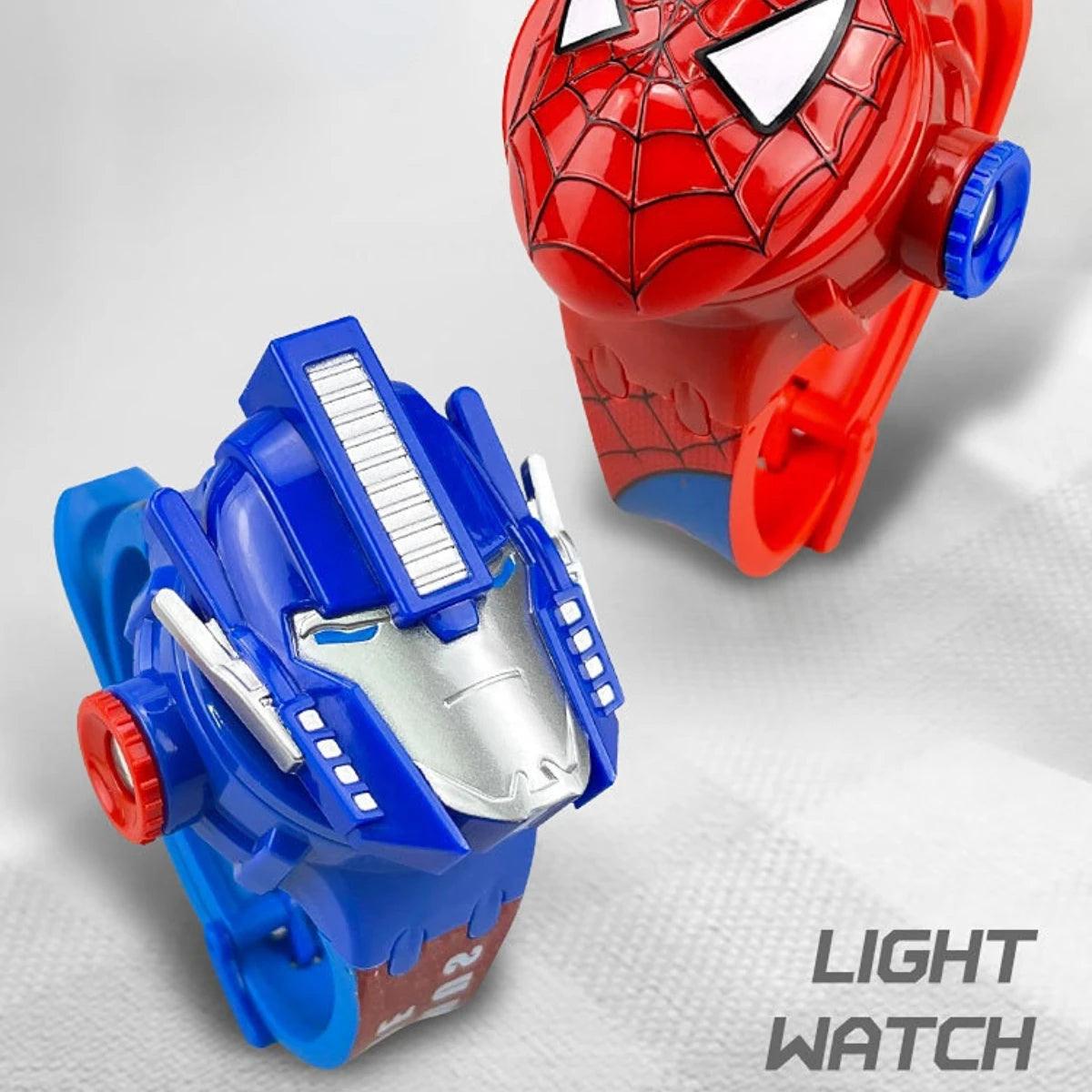 Kid Cartoon Cool Projection Watch Marvel Spider-Man - Unik Store