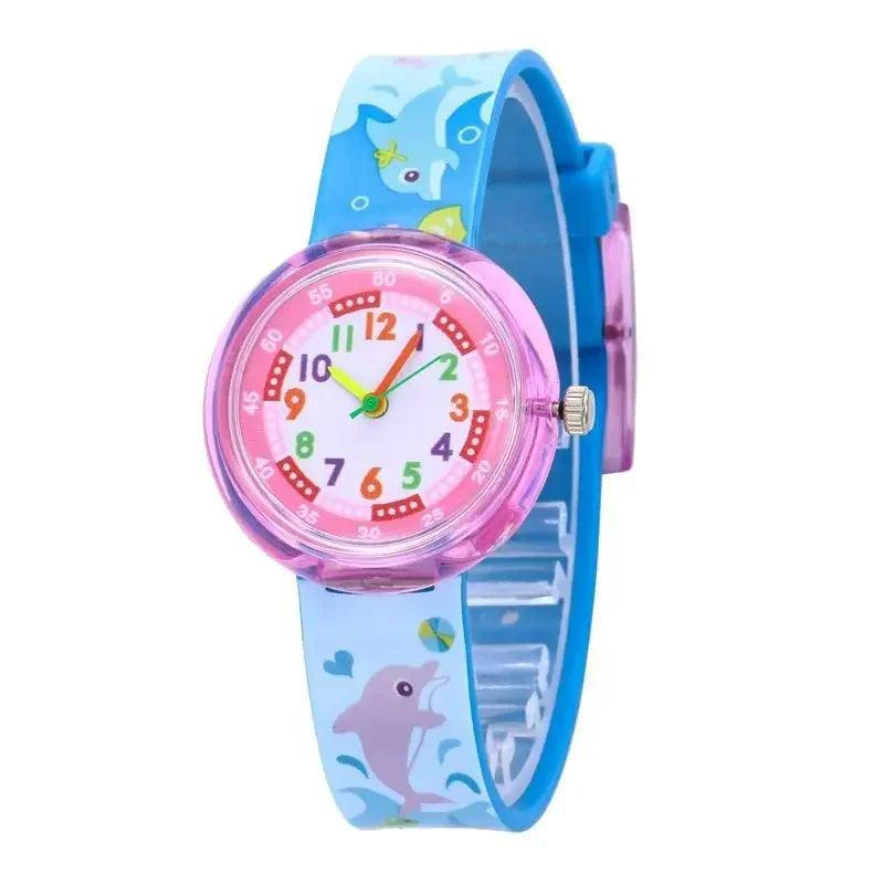 kids quartz watches for student boys girls clock - Unik Store