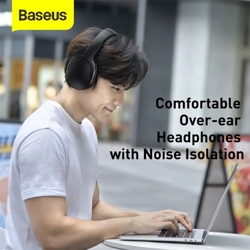 Baseus D02 Bluetooth Headphones Hifi Stereo Earphones - Wireless Bluetooth Headphones | Baseus D02 Pro Bluetooth (View 5)