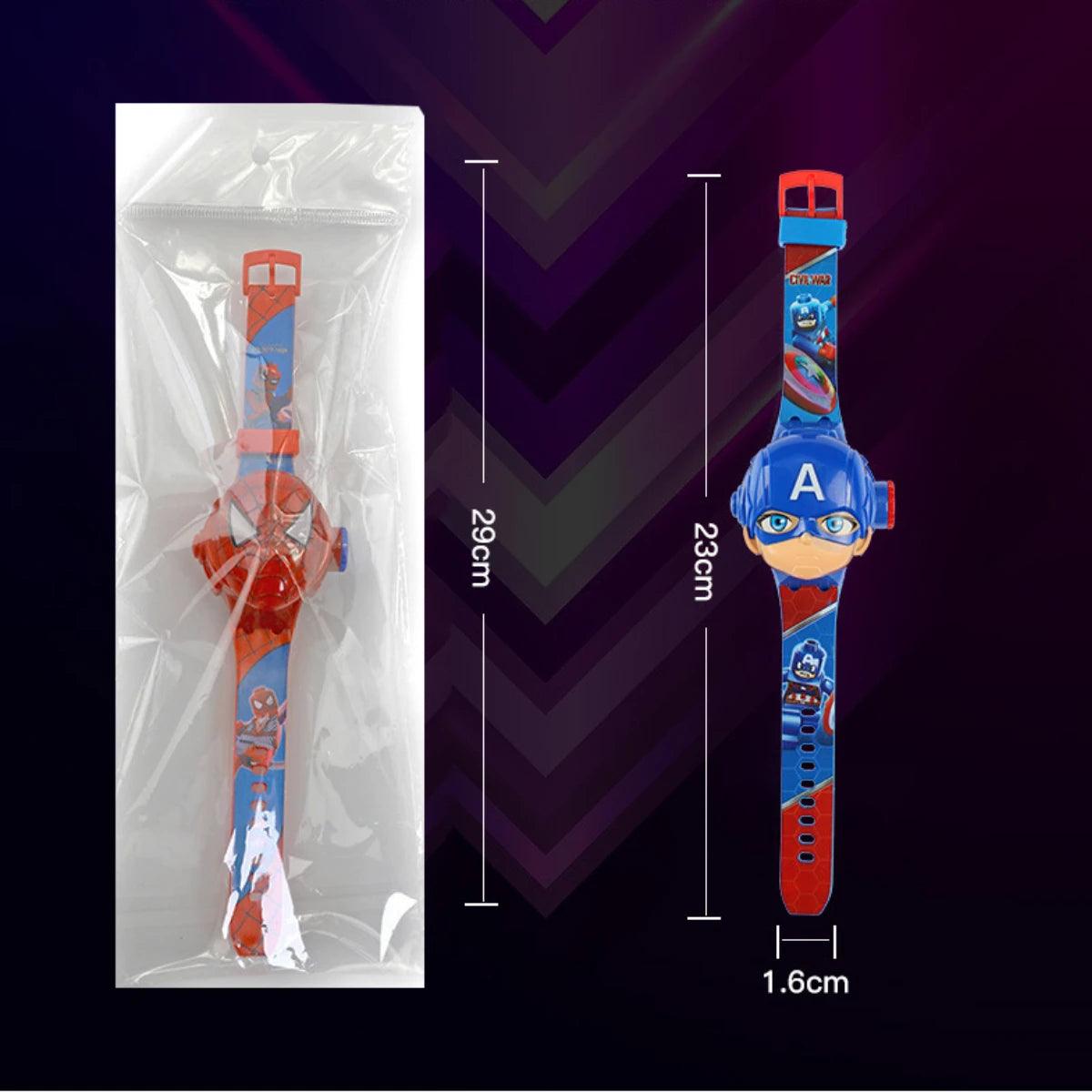Kid Cartoon Cool Projection Watch Marvel Spider-Man - Unik Store