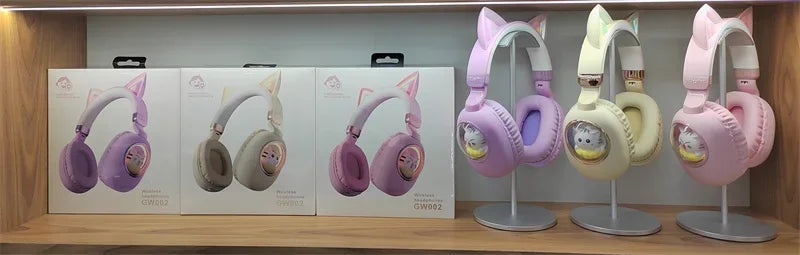 Gw002 Bluetooth Lighting Cat Ear Headphones Mic Cute - Home & Garden > Lighting | Bluetooth Smart (View 19)