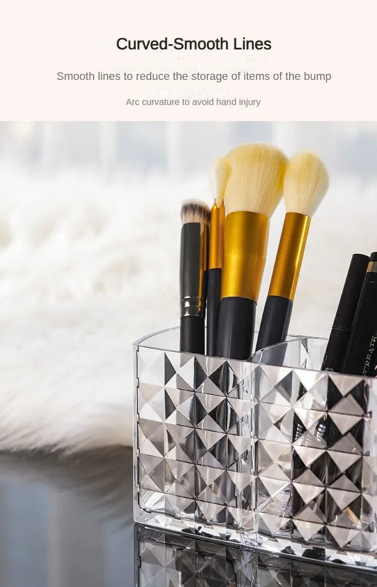 Piece Diamond Patterned Mirror Cabinet Storage Box - Home & Garden > Storage & Organization | Diamond Elegant (View 11)