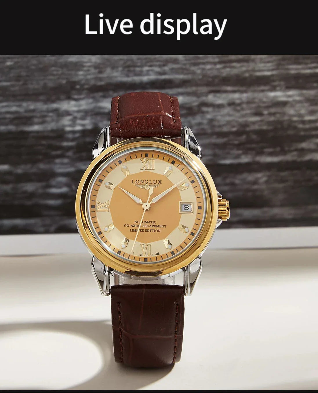 Longlux Automatic Man Watch Business Leisure | Holder - Apparel & Accessories > Jewelry > Watches | Automatic Elegant (View 16)