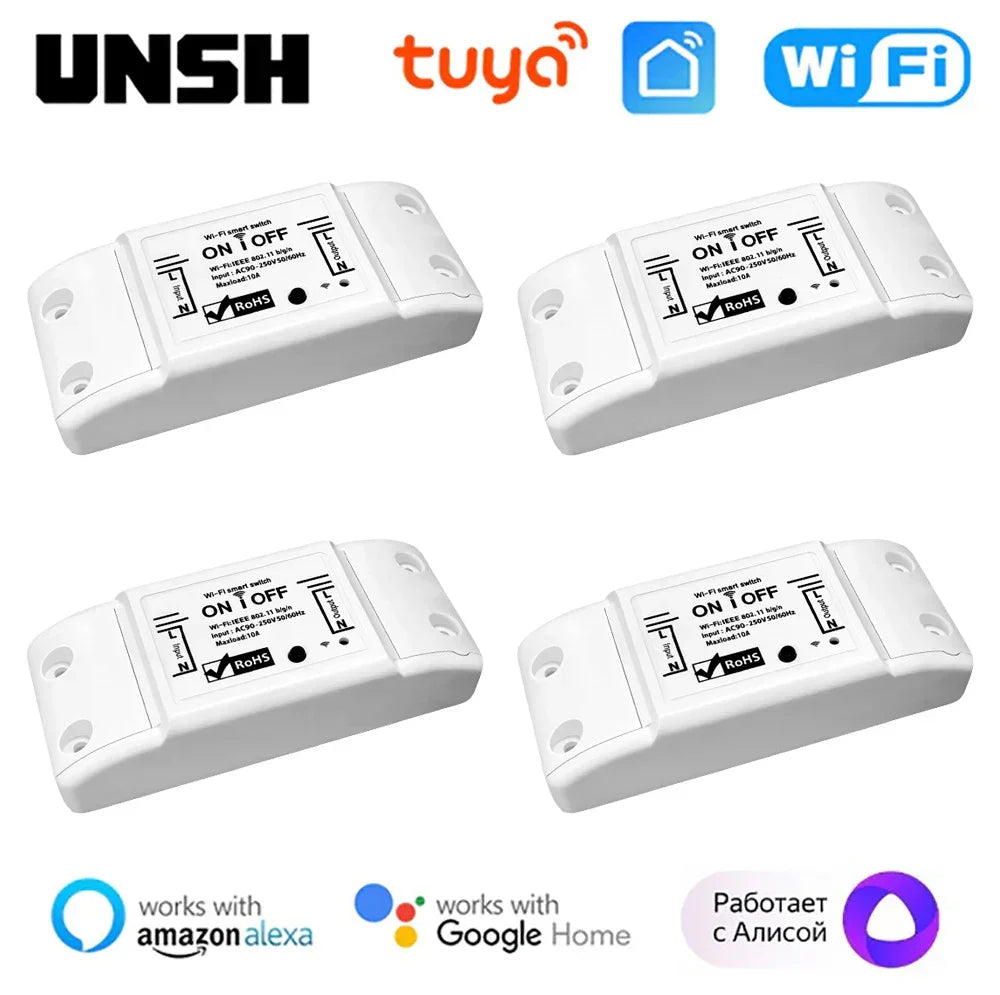 Tuya Wifi Switch Breaker Works | Smart Mini Model - Desk & Pedestal Fans | 35Mm Christmas