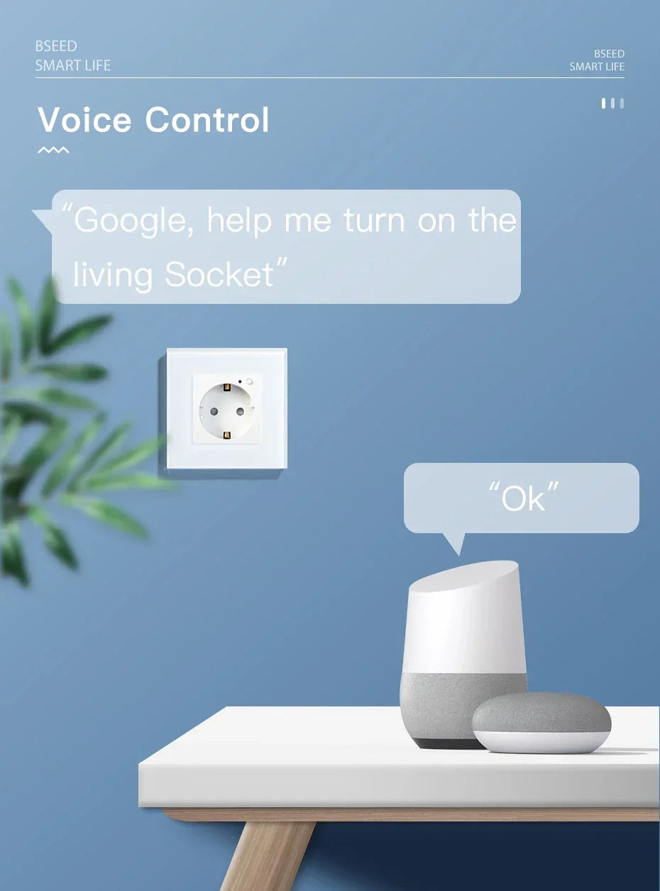 Wifi Wall Socket Timer Home | Smart Adapter Converter - Electronics > Electronics Accessories | Glass Socket (View 11)