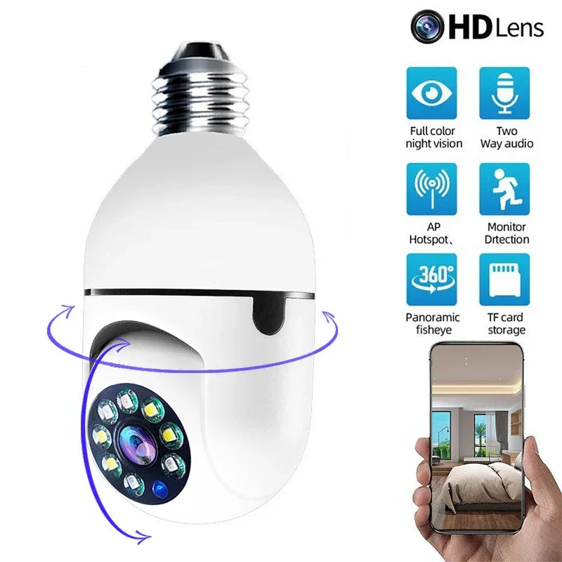 Wifi Ip Camera Bulb | 4g Edition Model Gauge Measuring - Electronics | 4G-WiFi-IP-Camera auto-tracking