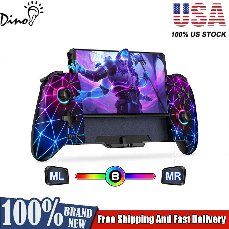 Nintendo Switch Oled Controller Hall Effect | Dock - Home & Garden > Lighting | Bluetooth Smart