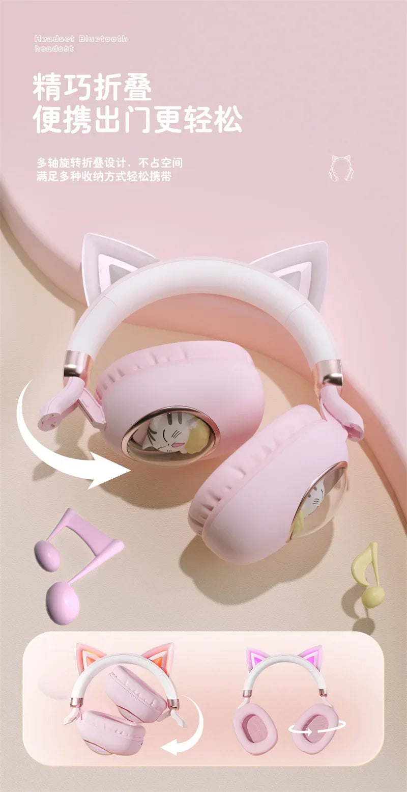 Gw002 Bluetooth Lighting Cat Ear Headphones Mic Cute - Home & Garden > Lighting | Bluetooth Smart (View 15)